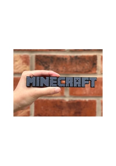 Minecraft Logo Dekoru