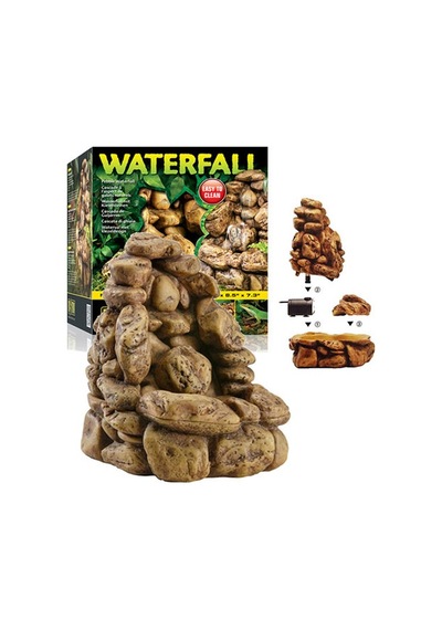 Exo Terra Çakıl Taşı Yüzeyli Şelale 19x21,5x18,5 Cm 189-59051.02
