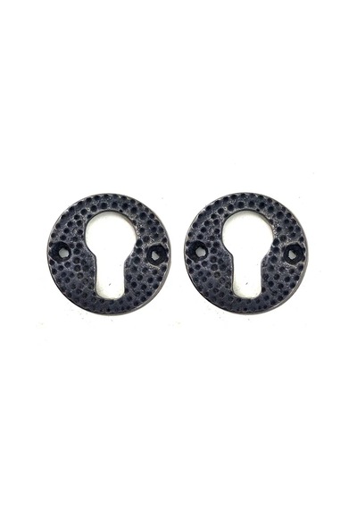 Antika Tarz Dekoratif Pirinç Oda Kilit Rozeti - 49mm, Oksit 0.05 M
