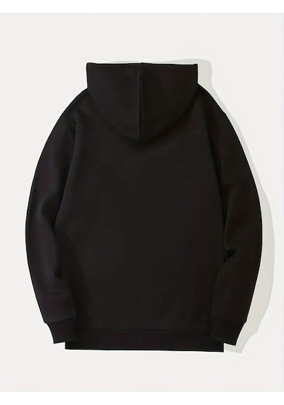 Uyguntarz Unisex Sinirli Duffy Baskılı Oversize Sweatshirt siyah
