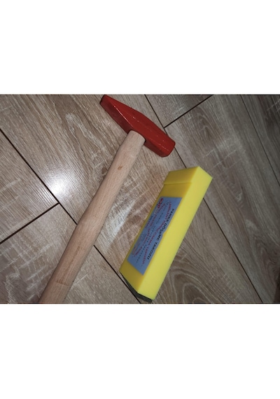 Laminant Parke Kestamid Döşeme Çakma Takozu 2cm 17cm Ve 500gr Çekiç