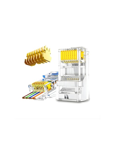 Mn6 Mn116f Cat6 Jack/ez Yeni Nesil Rj45 Konnektör-8p/8c Açık Uçlu Soket-60 Adet/rj45 Jack