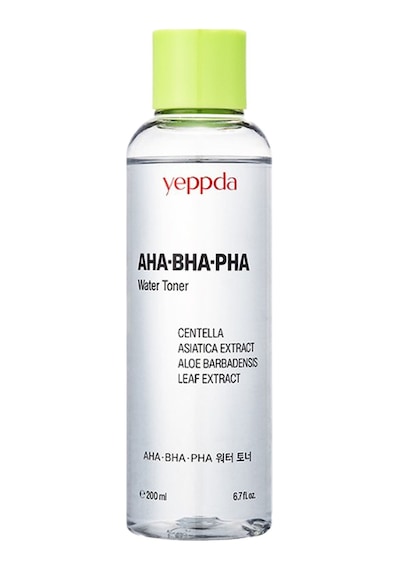 Yeppda Akneli Ciltler İçin Hafif Asidik Tonik Yeppda AHA BHA PHA Water Toner 200 ml
