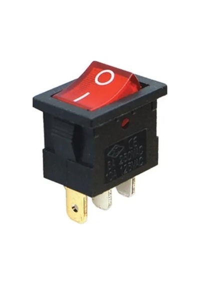 Tekli Işıklı Anahtar Düğme 10'lu Paket