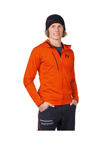 Hannah Niro Hoody Erkek Sweatshirt 10047404hhx.01 Somel Spicy Orange Mel Çok Renkli