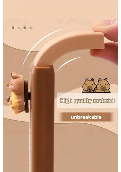 Capybara Desenli Yumuşak Okul Silgisi