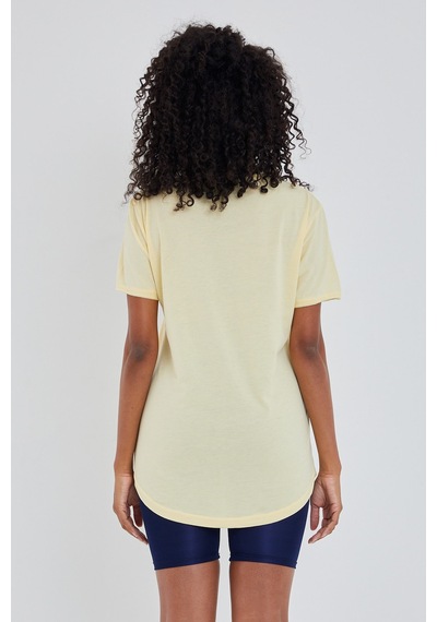 Kadın Açık Sarı Salaş T-shirt Ktcps001r01s Sarı Kadın Açık Sarı Salaş T-shirt Ktcps001r01s Sarı