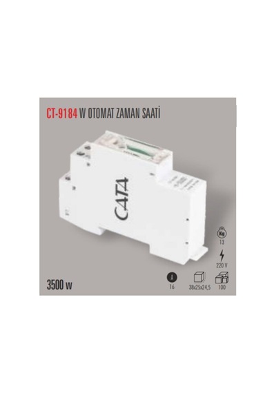 Ayrex Ct 9184 W Otomat Tipi Zaman Saati 3500w Ct-9184