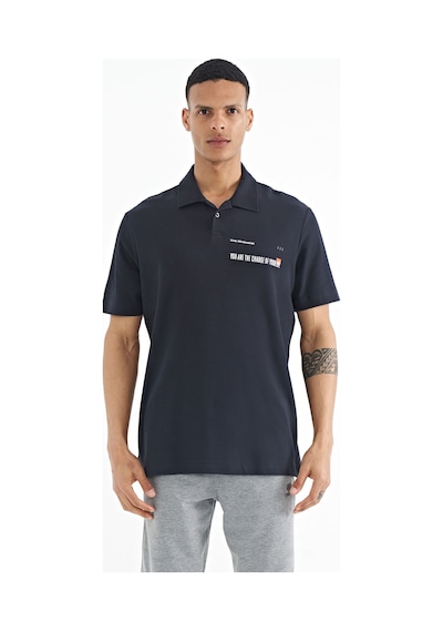 Tommylife Tommy Life Lacivert Yazı Baskılı Standart Form Polo Yaka Erkek T-shirt - 88236 Lacivert Tommylife Tommy Life Lacivert Yazı Baskılı Standart Form Polo Yaka Erkek T-shirt - 88236 Lacivert