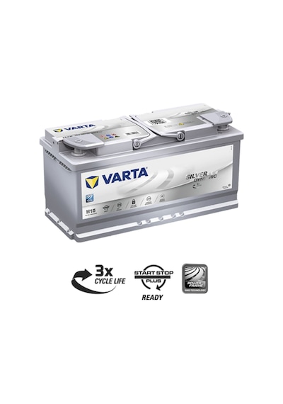 Varta 12V 105 Ah Amper Agm 950A Start-Stop H15 Akü