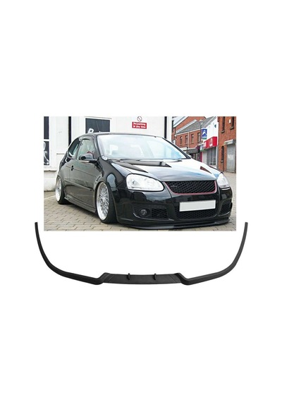 VOLKSWAGEN GOLF 5 UYUMLU CUPRA ÖN LİP MAT SİYAH (3 PARÇA)