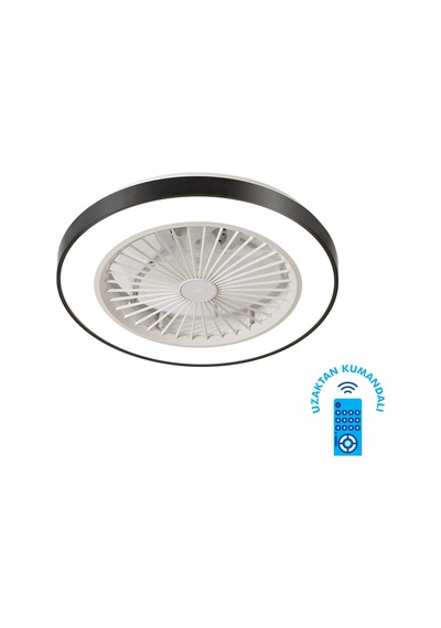Vanti 15w 50cm 20inç Ledli Modern Tavan Vantilatörü Kcf297