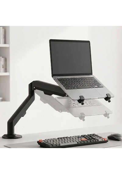 Powermaster Pm-27096 Profesyonel Amortisörlü 2'si 1 Arada Laptop Ve Monitör Standı