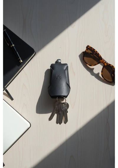 Oh Deer Leather Hakiki Deri Anahtarlık - Cüzdan Tipi Kapalı Tasarım Altın 82322871