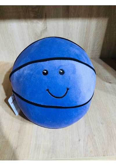 Peluş Basketbol Topu Sevimli Peluş Top Mavi Abyss