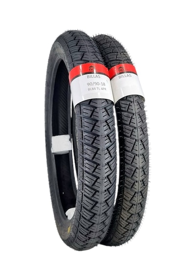 90/90-18 Ve 275-18 Tl Tubeless - Dubleks Bl084 Motosiklet Lastiği Takımı