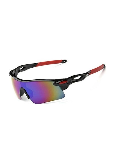 Siyah Uv400 Windproof Outdoor Bisiklet Güneş Gözlüğü Gözlük