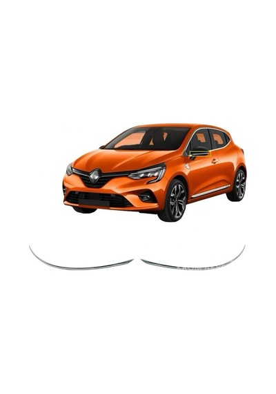 Renault Clio 5 Hb Uyumlu Ayna Alt Çıtası 2 Parça 2019 Ve Üzeri Paslanmaz Krom