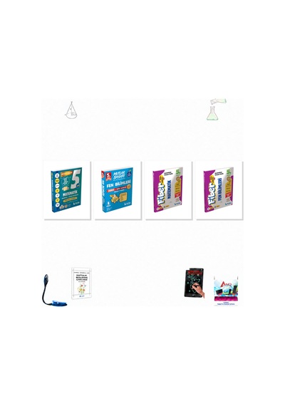 Muba 5. Sınıf Matematik Fen Fasikül Fiber 4 Kitap Seti