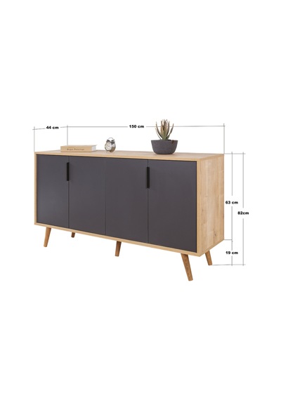4516 Sırma 150 Cm Ahşap Ayaklı , Metal Kulplu Konsol , Safir - Antrasit , Salon , Oturma Odası Safir - Antrasit 4516 Sırma 150 Cm Ahşap Ayaklı , Metal Kulplu Konsol , Safir - Antrasit , Salon , Oturma Odası Safir - Antrasit