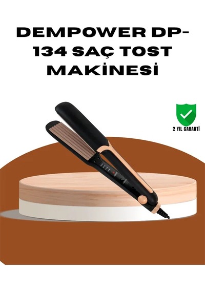 Dempower Dp-134 Saç Tost Makinesi Kolay Kullanım, Hızlı Sonuç, Uzun Süre Kalıcılık Diğer