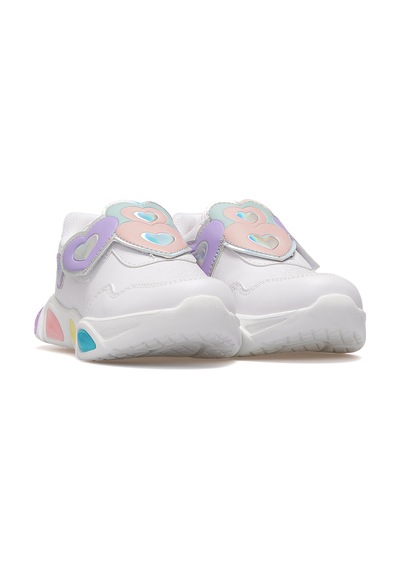 Vicco Lovely Kız Çocuk Işıklı Spor Ayakkabı 25k 346.234 Pk Beyaz