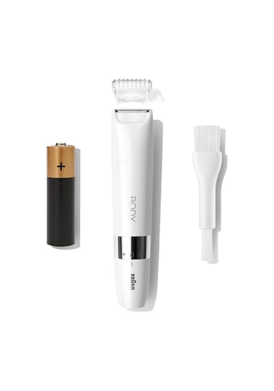 Braun Body Mini Trimmer BS1000 Islak & Kuru Vücut Tüy Kesme Makinesi + Pil + Temizleme Fırçası