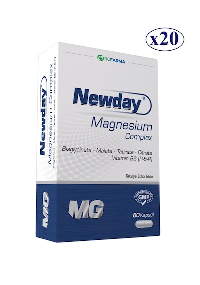 Newday Magnezyum Complex 20 x 60 Kapsül