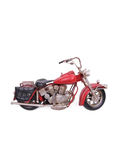 Dekoratif Metal Motosiklet Biblo