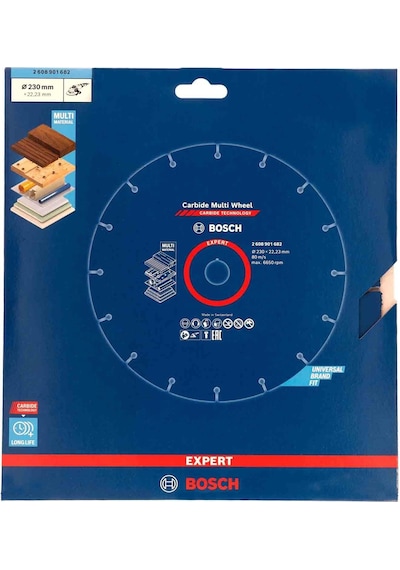Bosch Expert 230 Mm Cmw Taşlama Makinesi Ahşap Kesme Diski 2608901682