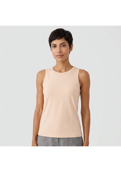 Bonbon Kadın Basic Kolsuz İçi Yarım Astarlı Tshirt Bb2538 Somon