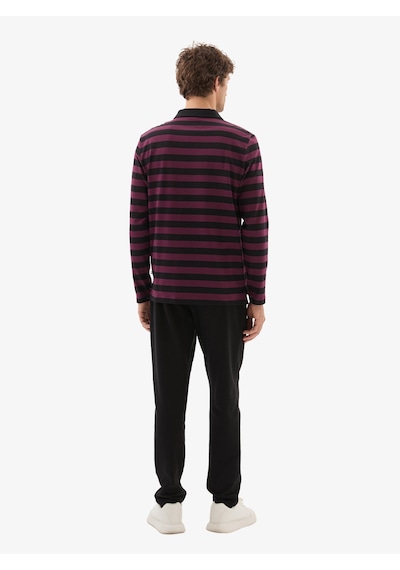 Erkek Polo Yaka T-shirt 40810 - Siyah Siyah