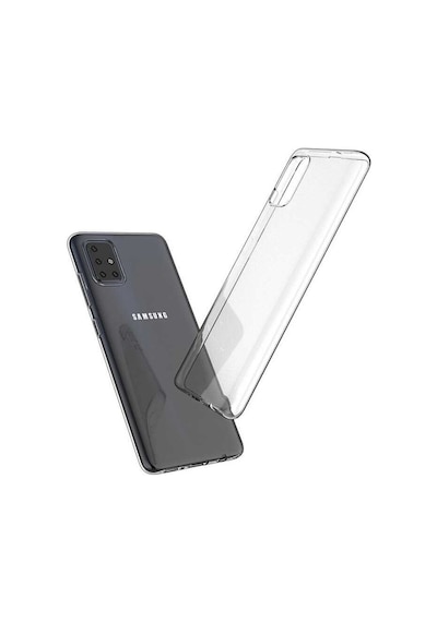 Samsung Uyumlu Galaxy A71 Kaliteli Seffaf Süper Silikon Kilif 407181484