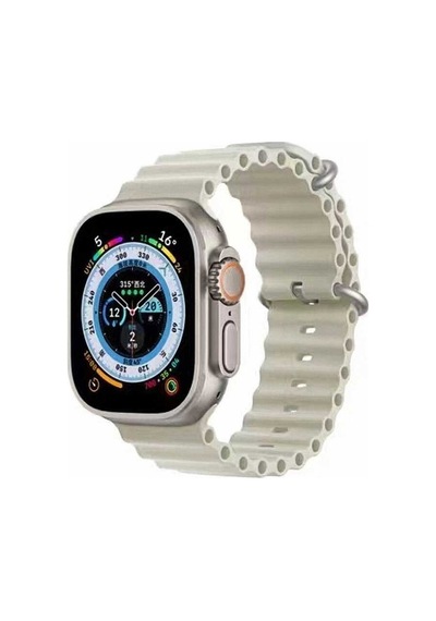 Apple Uyumlu  Watch  7 45mm Zore Krd-75 Silikon Kordon