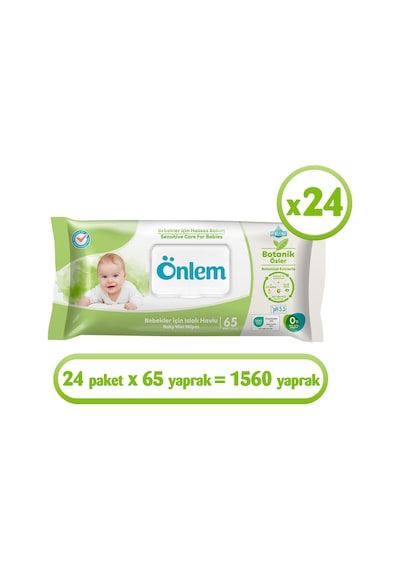 Önlem Botanika Islak Havlu 65x24 Adet