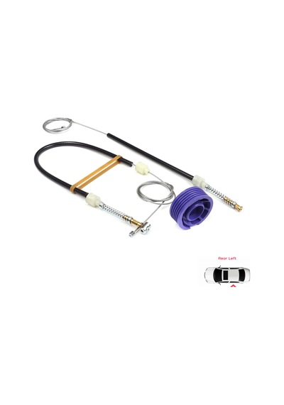 Arka Sol Cam Kriko Set Vw Phaeton 3d Mk1 2002-2016 Kısa Şase İçin Standart
