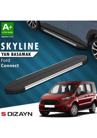 S-dizayn Ford Connect 3 Skyline Krom Yan Basamak 193 Cm 2023 Üzeri A+ Kalite