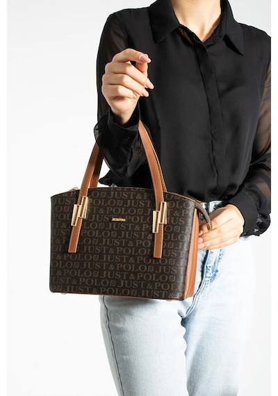 Just Polo Kadın Yeni Sezon 5 Bölmeli El Ve Omuz Çantası 4030mh 2066mh 5013mh Düz Beeyaz