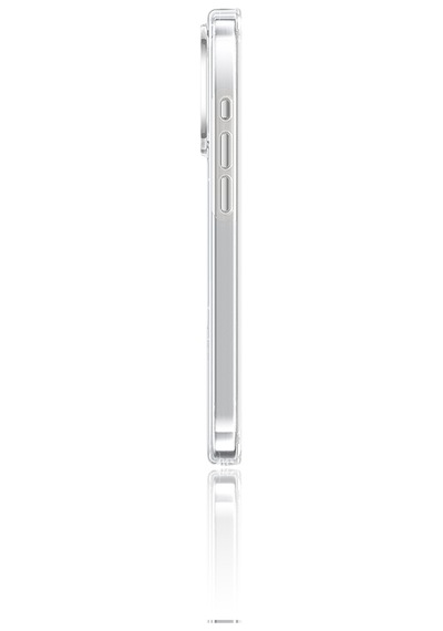 Apple Uyumlu iPhone 15 Pro Max Kılıf Magsafe Şarj Özellikli Standlı Pynana Dancing Streamer Serisi Kapak Beyaz