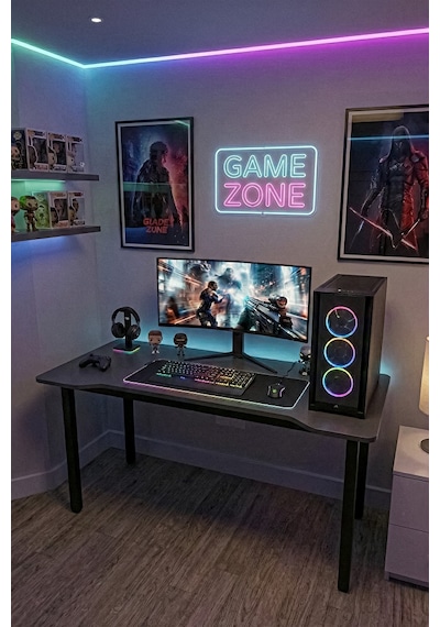 100 Antrasit Oyun Çalışma Masası Gaming Masa Ofis Masası 9110 Antrasit 100 Antrasit Oyun Çalışma Masası Gaming Masa Ofis Masası 9110 Antrasit
