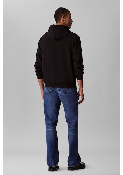 Calvin Klein Erkek Ls Eu 350terry Sp Ck Str Graphıc Sweatshirts Black
