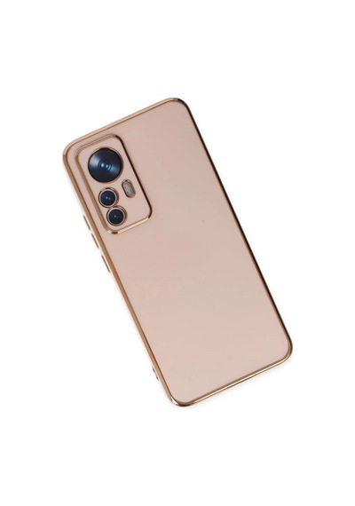 Xiaomi Mi 12t Pro Uyumlu Kılıf Volet Silikon - Pembe