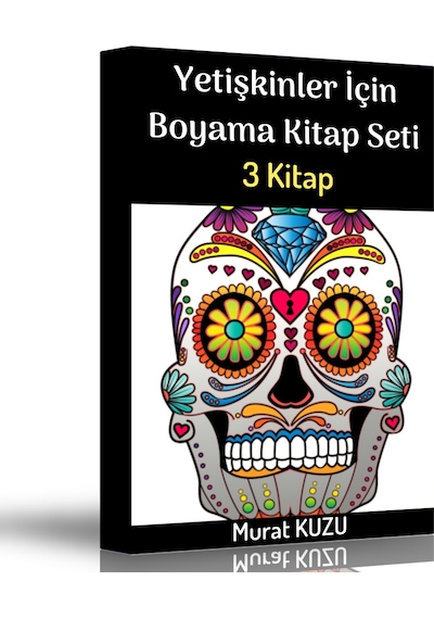 Yetişkinler İçin Boyama Kitap Seti (3 Kitap)