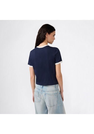 Champion Crewneck Croptop Kadın Lacivert T-shirt 118533 2800284