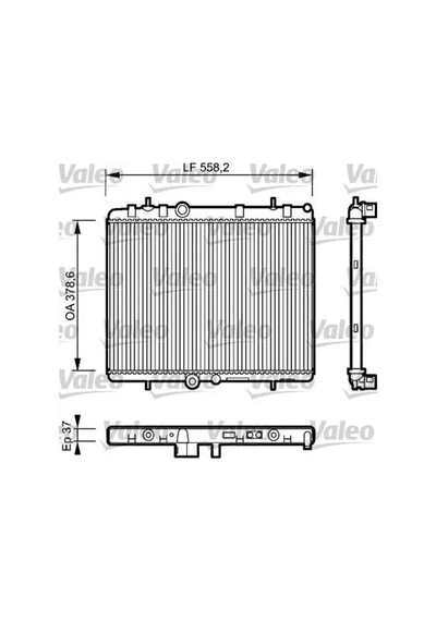 Peugeot 407 Motor Radyatoru 2.0 2004-2010 Valeo 734463