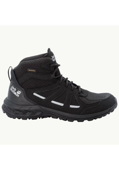 Jack Wolfskin 4051331 Woodland 2 Texapore Mid W Black/Grey Kadın Siyah
