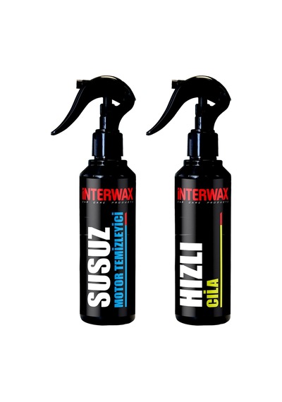 Interwax 2'li Oto Bakım ve Temizlik Seti Susuz Motor Temizleyici N11.3024