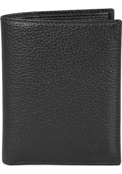 Daniel Klein Dkl1344-1 Gerçek Deriden Üretilme Siyah Erkek Cüzdan&kartlık Siyah