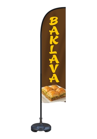 Baklava Yelken Bayrak Tek Ebat