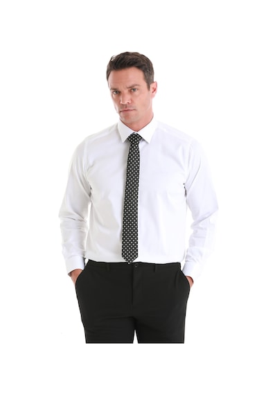 Hatemoğlu Beyaz Klasik Fit Düz 100% Pamuk Slim Yaka Uzun Kollu Saten Gömlek 24d190000036 001 Beyaz Hatemoğlu Beyaz Klasik Fit Düz 100% Pamuk Slim Yaka Uzun Kollu Saten Gömlek 24d190000036 001 Beyaz